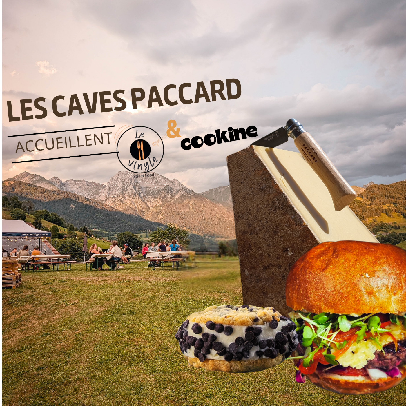 Les Caves Paccard accueillent Le Vinyle et Cookine