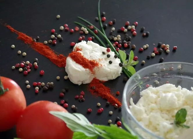 fromage moins salé cottage cheese